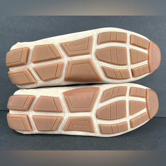 Salvatore Ferragamo Stuart Suede Gancini Horsebit Loafers Size US 7.5 - EU 41.5 - Picture 6 of 12